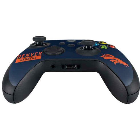 NFL Denver Broncos Blue Performance Series Xbox Series X Controller Skin