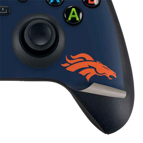NFL Denver Broncos Blue Performance Series XBox Series X Digital Edition Bundle Skin