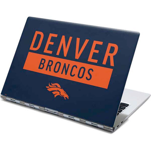 NFL Denver Broncos Blue Performance Series Yoga 910 2-in-1 14in Touch-Screen Skin
