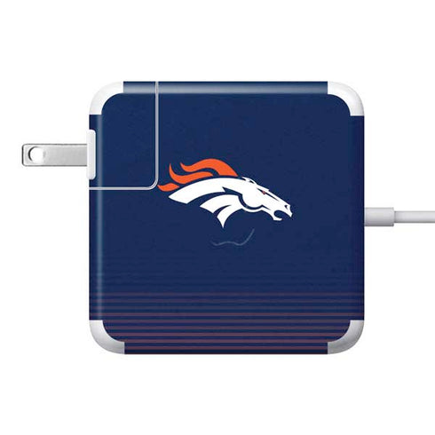 NFL Denver Broncos Breakaway 85W Power Adapter (15 and 17 inch MacBook Pro Charger) Skin