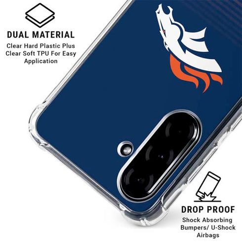 NFL Denver Broncos Breakaway Galaxy A36 5G Clear Case