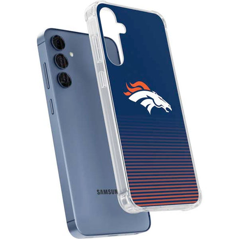 NFL Denver Broncos Breakaway Galaxy A55 5G Clear Case