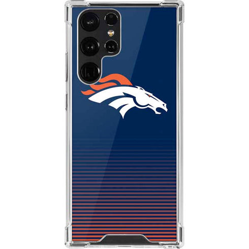 NFL Denver Broncos Breakaway Galaxy S22 Ultra Clear Case
