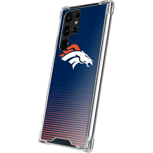 NFL Denver Broncos Breakaway Galaxy S22 Ultra Clear Case