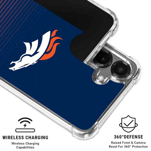 NFL Denver Broncos Breakaway Galaxy S26 Plus Clear Case