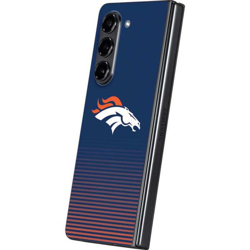 NFL Denver Broncos Breakaway Galaxy Z Fold5 5G Skin