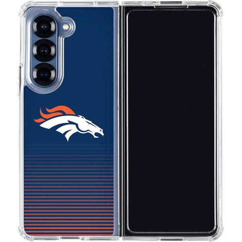 NFL Denver Broncos Breakaway Galaxy Z Fold6 Clear Case