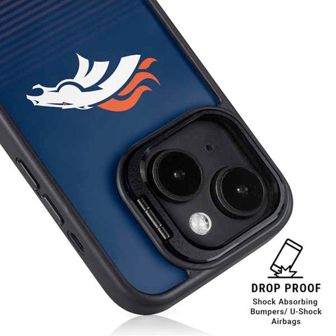 NFL Denver Broncos Breakaway iPhone 14 Kickstand Case