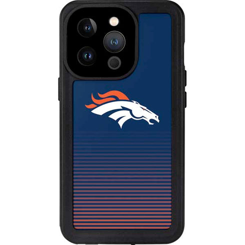 NFL Denver Broncos Breakaway iPhone 15 Pro Waterproof Case