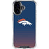 NFL Denver Broncos Breakaway iPhone 16 Clear Case