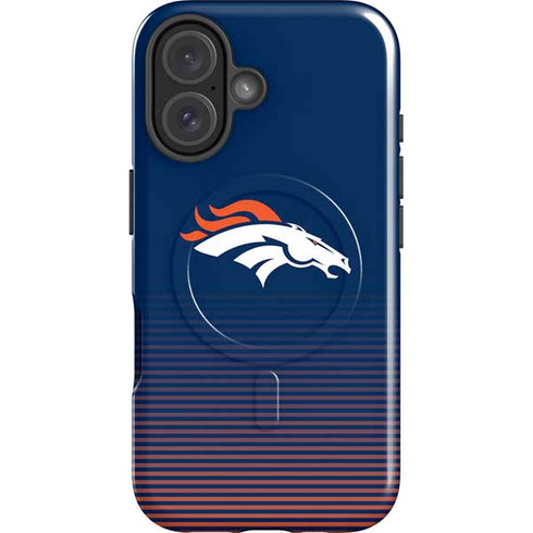NFL Denver Broncos Breakaway iPhone 16 Magsafe Impact Case