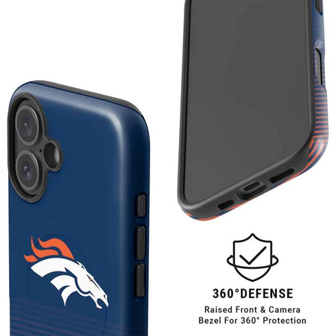 NFL Denver Broncos Breakaway iPhone 16 Magsafe Impact Case