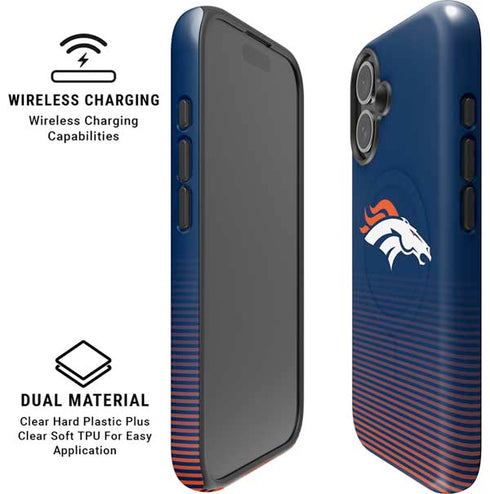 NFL Denver Broncos Breakaway iPhone 16 Plus Magsafe Impact Case