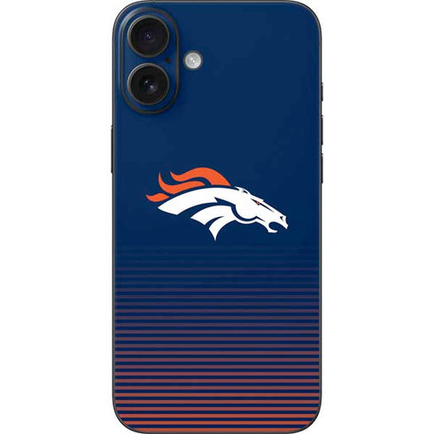 NFL Denver Broncos Breakaway iPhone 16 Plus Skin