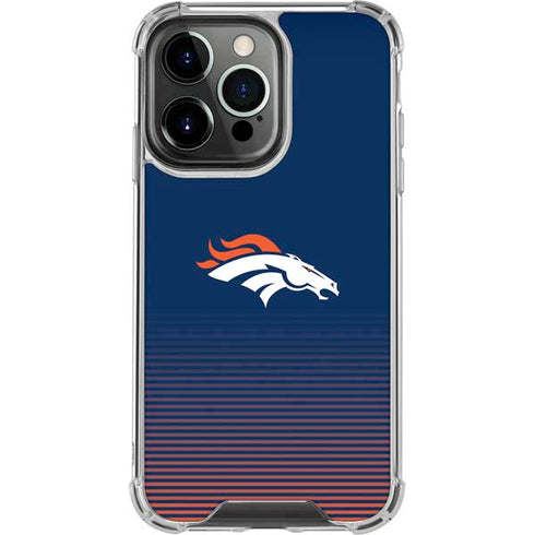 NFL Denver Broncos Breakaway iPhone 16 Pro Clear Case