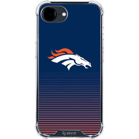 NFL Denver Broncos Breakaway iPhone 16e Clear Case
