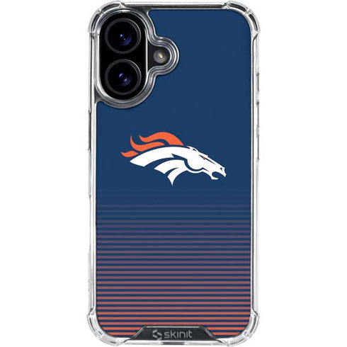 NFL Denver Broncos Breakaway iPhone 17 Clear Case