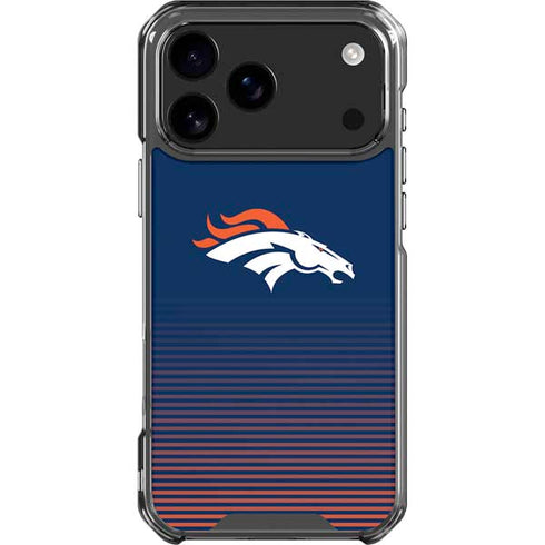 NFL Denver Broncos Breakaway iPhone 18 Pro Max Clear Case