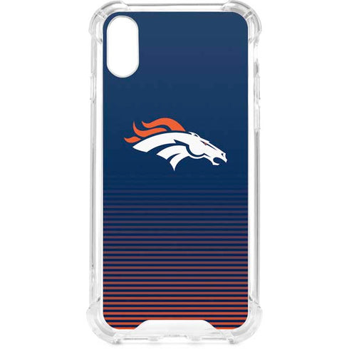 NFL Denver Broncos Breakaway iPhone XS Clear Case