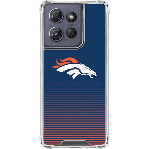 NFL Denver Broncos Breakaway Moto G Play 5G (2025) Clear Case