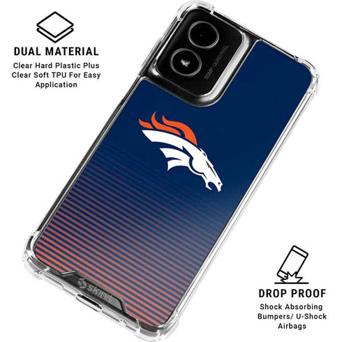 NFL Denver Broncos Breakaway Moto G Power 5G (2024) Clear Case