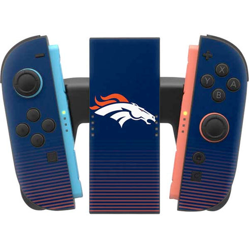 NFL Denver Broncos Breakaway Nintendo Switch 2 (2025) Joy-Con Controller Skin