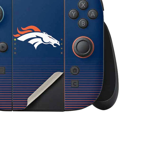 NFL Denver Broncos Breakaway Nintendo Switch 2 (2025) Joy-Con Controller Skin