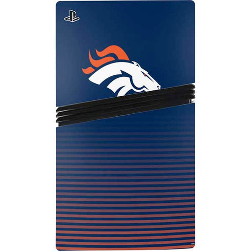NFL Denver Broncos Breakaway PS5 Pro Console Skin