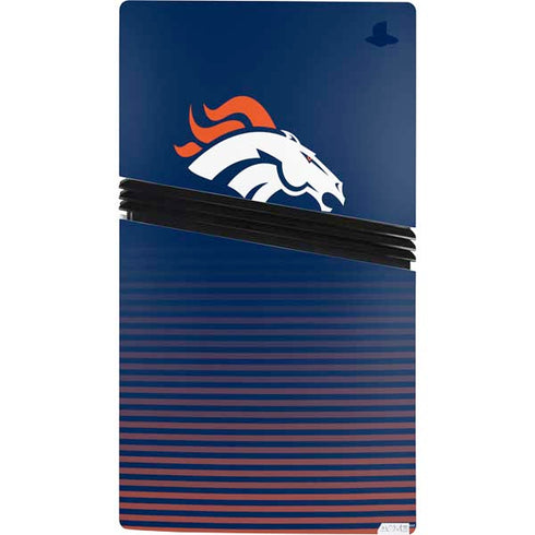 NFL Denver Broncos Breakaway PS5 Pro Console Skin