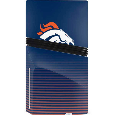 NFL Denver Broncos Breakaway PS5 Pro Disk Console Skin