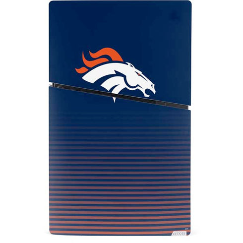 NFL Denver Broncos Breakaway PS5 Slim Digital Edition Console Skin