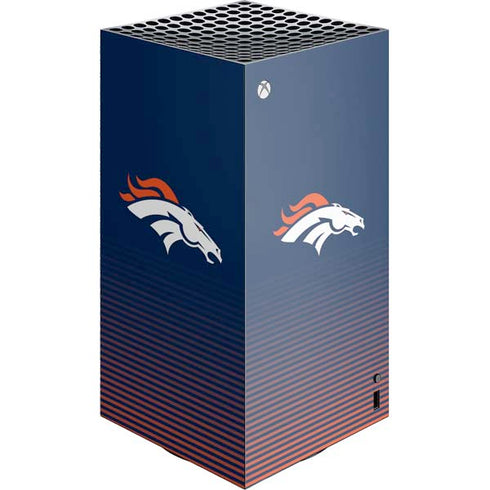 NFL Denver Broncos Breakaway XBox Series X Digital Edition Console Skin
