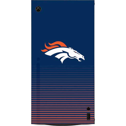 NFL Denver Broncos Breakaway XBox Series X Digital Edition Console Skin