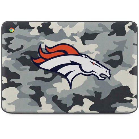 NFL Denver Broncos Camo HP Chromebook Skin