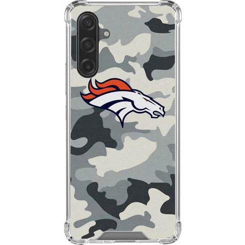 NFL Denver Broncos Camo Galaxy A17 Clear Case