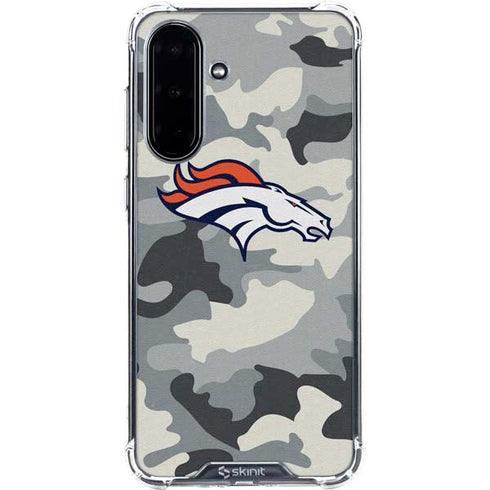 NFL Denver Broncos Camo Galaxy A36 5G Clear Case