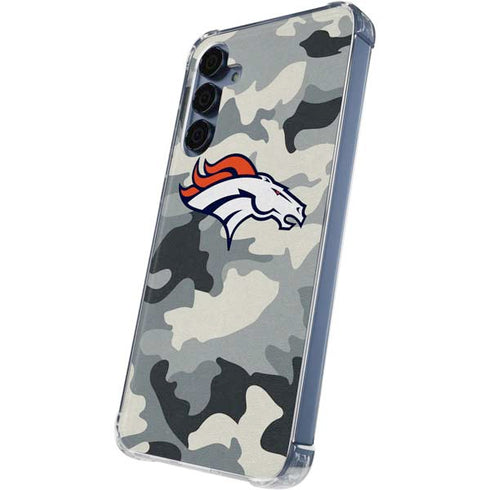 NFL Denver Broncos Camo Galaxy A55 5G Clear Case