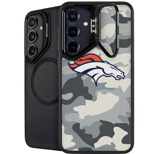 NFL Denver Broncos Camo Galaxy S25 Kickstand Case
