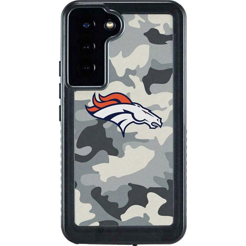 NFL Denver Broncos Camo Galaxy S24 Plus Waterproof Case