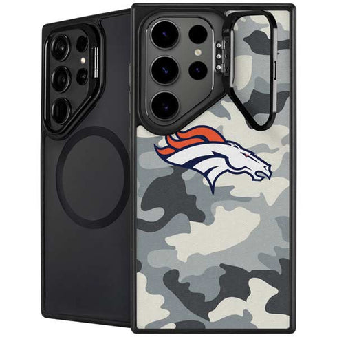 NFL Denver Broncos Camo Galaxy S25 Ultra Kickstand Case