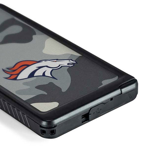 NFL Denver Broncos Camo Galaxy S24 Ultra Waterproof Case