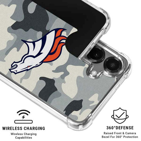 NFL Denver Broncos Camo Galaxy S26 Clear Case