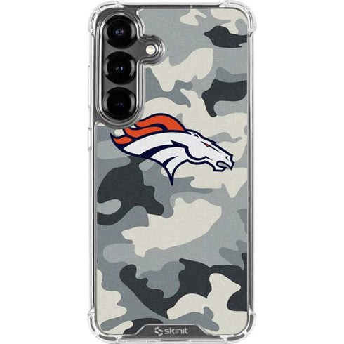 NFL Denver Broncos Camo Galaxy S26 Plus Clear Case