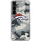 NFL Denver Broncos Camo Galaxy S26 Plus Clear Case