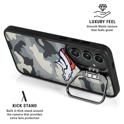 NFL Denver Broncos Camo Galaxy S26 Plus Kickstand Case