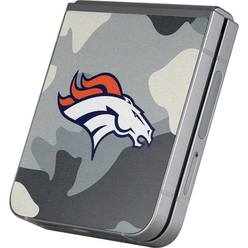NFL Denver Broncos Camo Galaxy Z Flip6 Skin