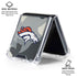 NFL Denver Broncos Camo Galaxy Z Flip6 Clear Case