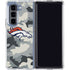 NFL Denver Broncos Camo Galaxy Z Fold5 5G Clear Case