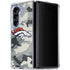 NFL Denver Broncos Camo Galaxy Z Fold5 5G Clear Case