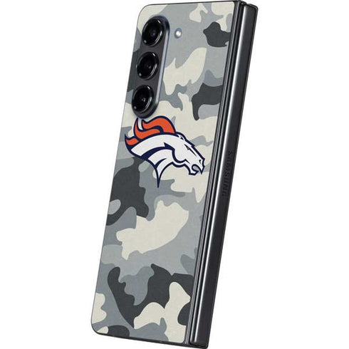 NFL Denver Broncos Camo Galaxy Z Fold5 5G Skin